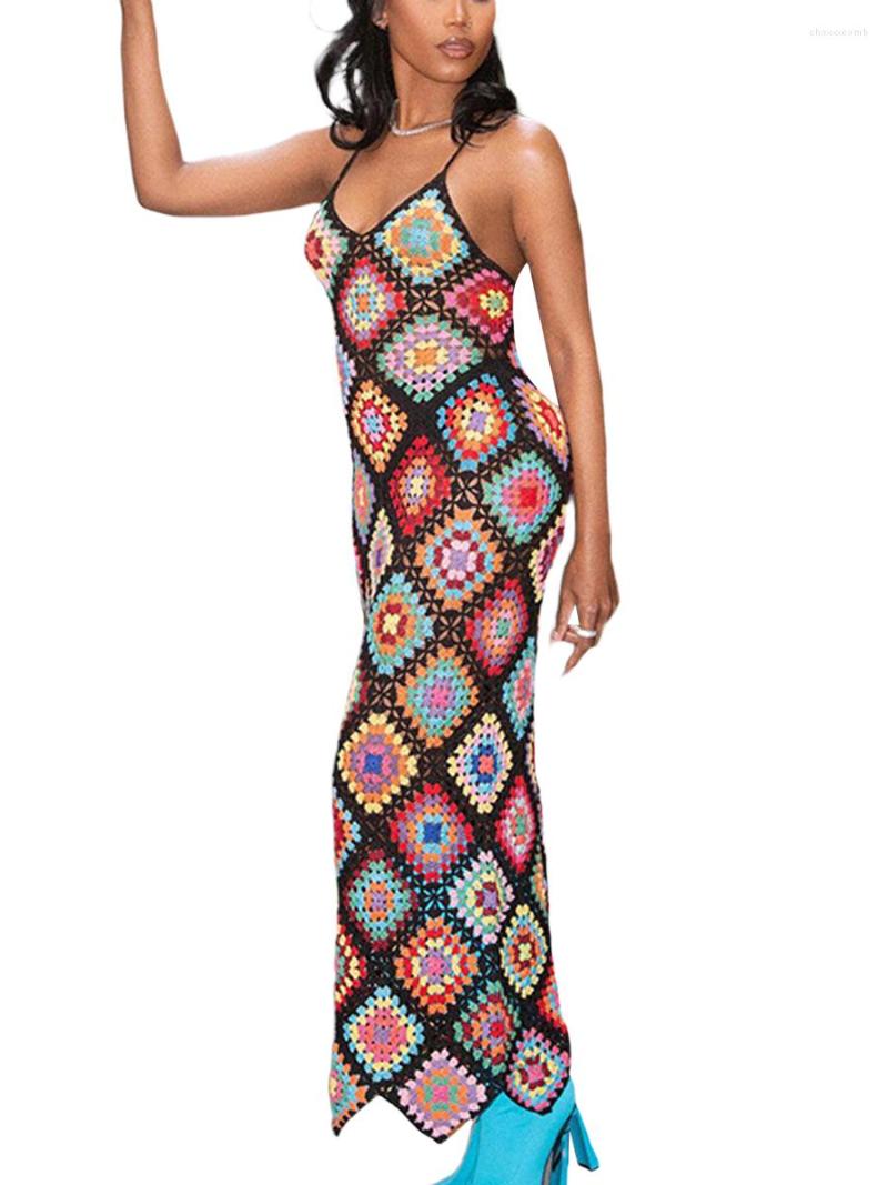 Casual Dresses Women Sling Long Dress Sleeveless V Neck Retro Floral Party Spring Summer, Black
Casual Dresses Women Sling Long Dress Sleeveless V Neck Retro Floral Party Spring Summer, Black