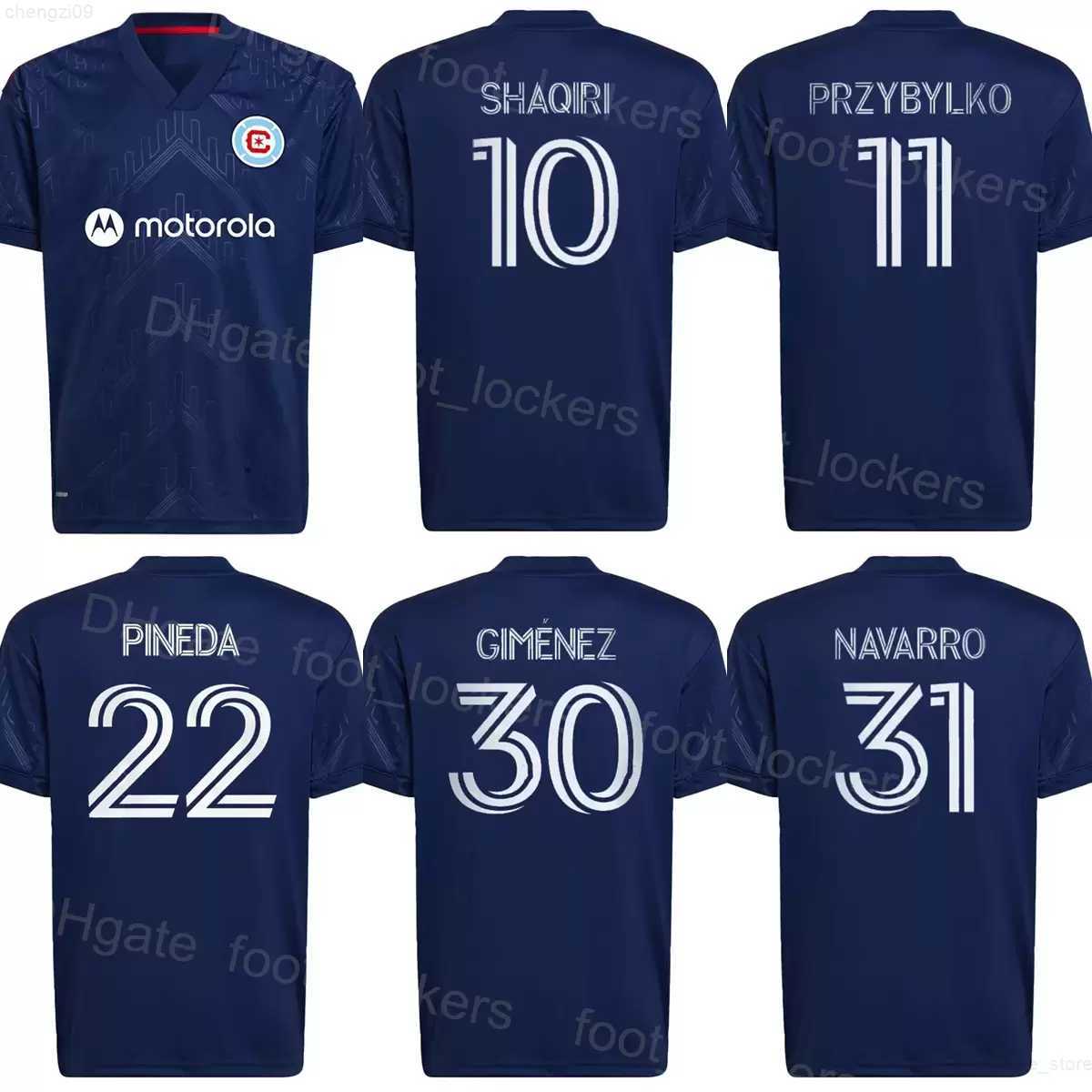 Chicago FC Fire 22 23 Soccer Jersey 10 Xherdan Shaqiri 11 Kacper Przybylko 22 Mauricio Pineda 30 Gaston Gimenez 31 Federico Navarro 32 Missael Rodriguez, Colour
Chicago FC Fire 22 23 Soccer Jersey 10 Xherdan Shaqiri 11 Kacper Przybylko 22 Mauricio Pineda 30 Gaston Gimenez 31 Federico Navarro 32 Missael Rodriguez, Colour
