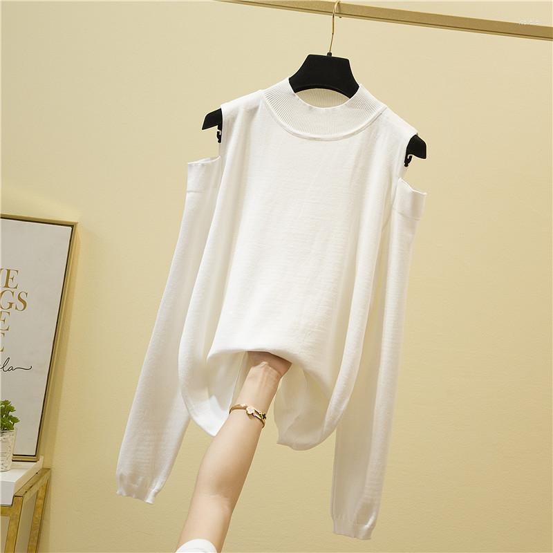 Women's Sweaters Half Turtleneck Sweater Women Off Shoulder Pullover Autumn Long Sleeve Top Womens Clothes Sueter Mujer Invierno 2023, Black
Women's Sweaters Half Turtleneck Sweater Women Off Shoulder Pullover Autumn Long Sleeve Top Womens Clothes Sueter Mujer Invierno 2023, Black