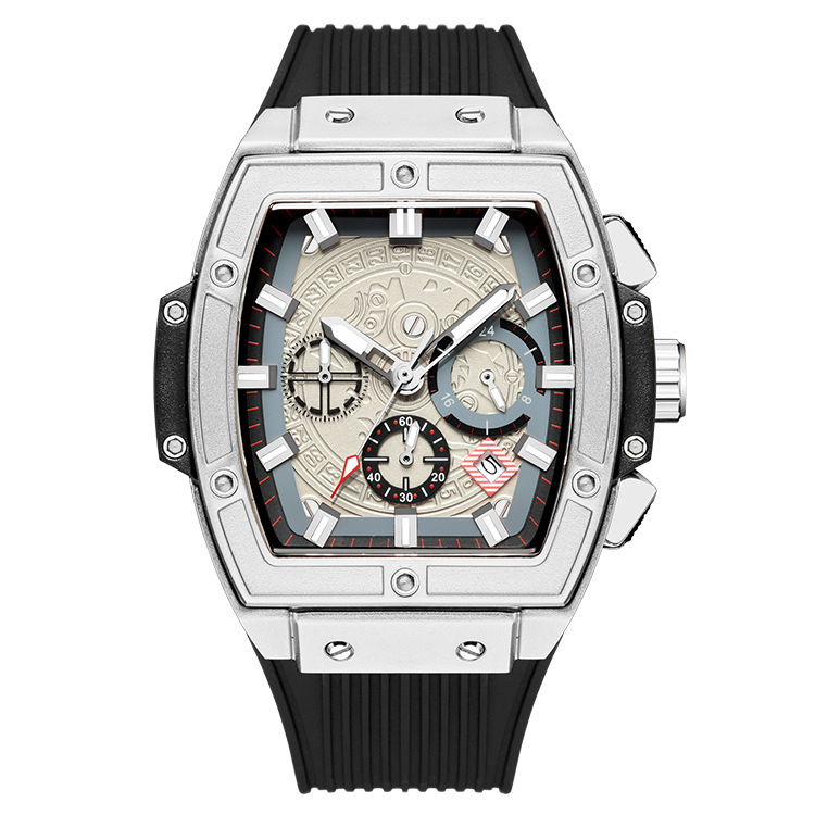 Wristwatches Men's watches authentic multifunctional dominant barrel watch men outdoor sports silicone strap, Customize
Wristwatches Men's watches authentic multifunctional dominant barrel watch men outdoor sports silicone strap, Customize