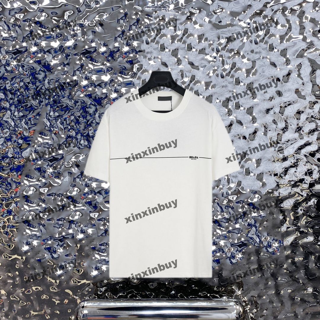 xinxinbuy Men designer Tee t shirt 23ss Milan Letter print short sleeve cotton women Black white S-2XL
xinxinbuy Men designer Tee t shirt 23ss Milan Letter print short sleeve cotton women Black white S-2XL