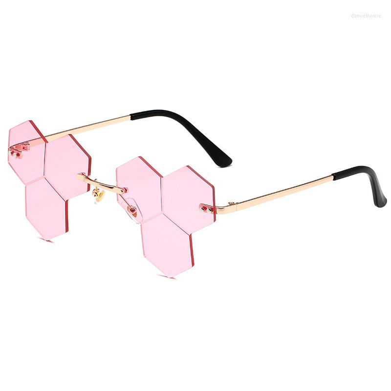 Sunglasses Mosengkw Irregular Women Hip-Hop Rimless Ocean Color Men Party Shade Eyeglasses
Sunglasses Mosengkw Irregular Women Hip-Hop Rimless Ocean Color Men Party Shade Eyeglasses