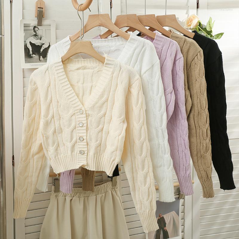 Women's Knits Elegant Single-Breasted Long Sleeve Sweater Cardigan Women V-Neck Solid Color Female Warm Knitted Casual Loose Coat Outerwear, Black
Women's Knits Elegant Single-Breasted Long Sleeve Sweater Cardigan Women V-Neck Solid Color Female Warm Knitted Casual Loose Coat Outerwear, Black