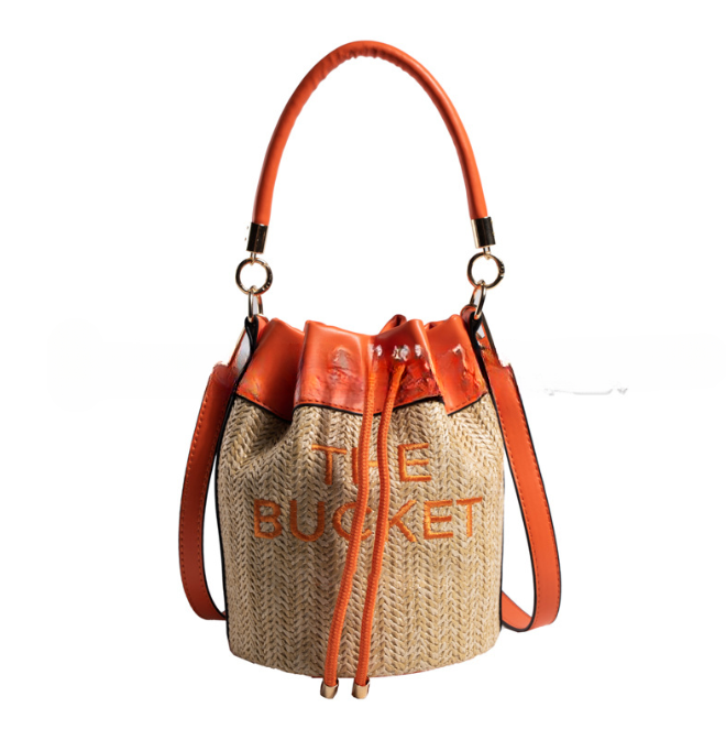 Top Bucket Bag Summer Fashion Women's Woven Bag Personalized Letter Beach Bag Shoulder Bag for Women Wholesale, Aspic
Top Bucket Bag Summer Fashion Women's Woven Bag Personalized Letter Beach Bag Shoulder Bag for Women Wholesale, Aspic