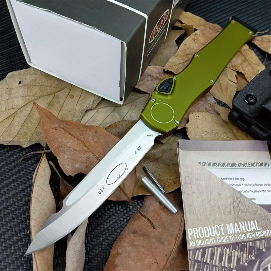 US Style Automatic Knife UT85 Self Defense Tactical D2 Blade Aluminum Handle EDC Outdoor Camping Fighting Auto Knives Exocet A07
US Style Automatic Knife UT85 Self Defense Tactical D2 Blade Aluminum Handle EDC Outdoor Camping Fighting Auto Knives Exocet A07