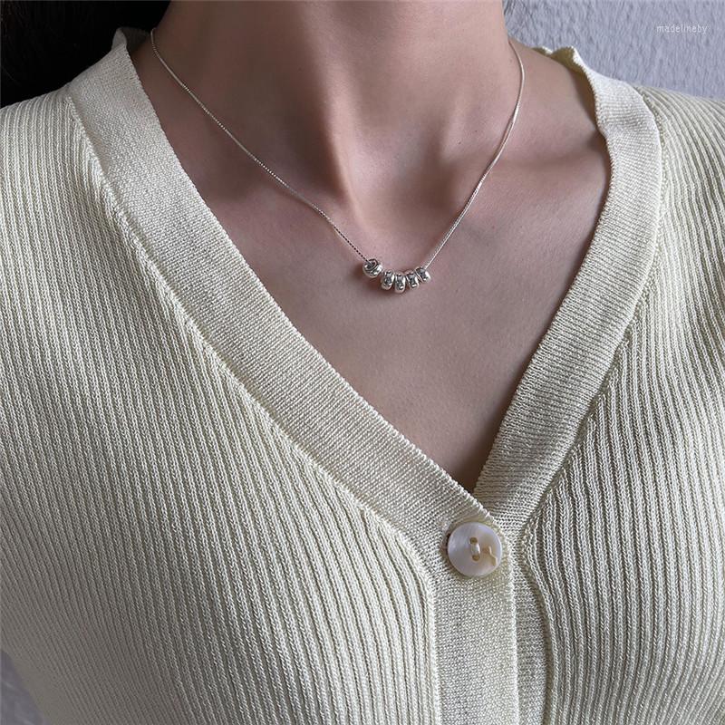 Chains Real 925 Sterling Silver Beads Necklaces For Women Neck Chain Accessories Trendy Choker Necklace Female Fine Jewelry Gifts
Chains Real 925 Sterling Silver Beads Necklaces For Women Neck Chain Accessories Trendy Choker Necklace Female Fine Jewelry Gifts