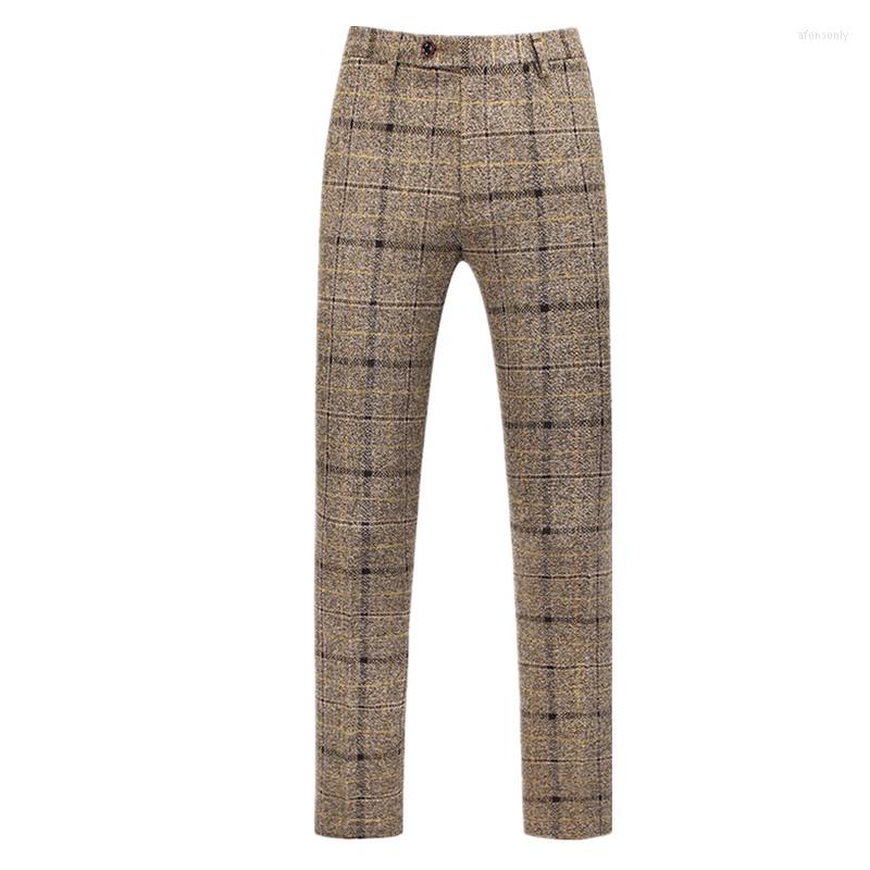 Men's Pants 2023 Autumn And Winter Men Business Plaid Suit Black / Blue /Turmeric Slim Fit Male Wedding Party Dress Trousers Homme
Men's Pants 2023 Autumn And Winter Men Business Plaid Suit Black / Blue /Turmeric Slim Fit Male Wedding Party Dress Trousers Homme