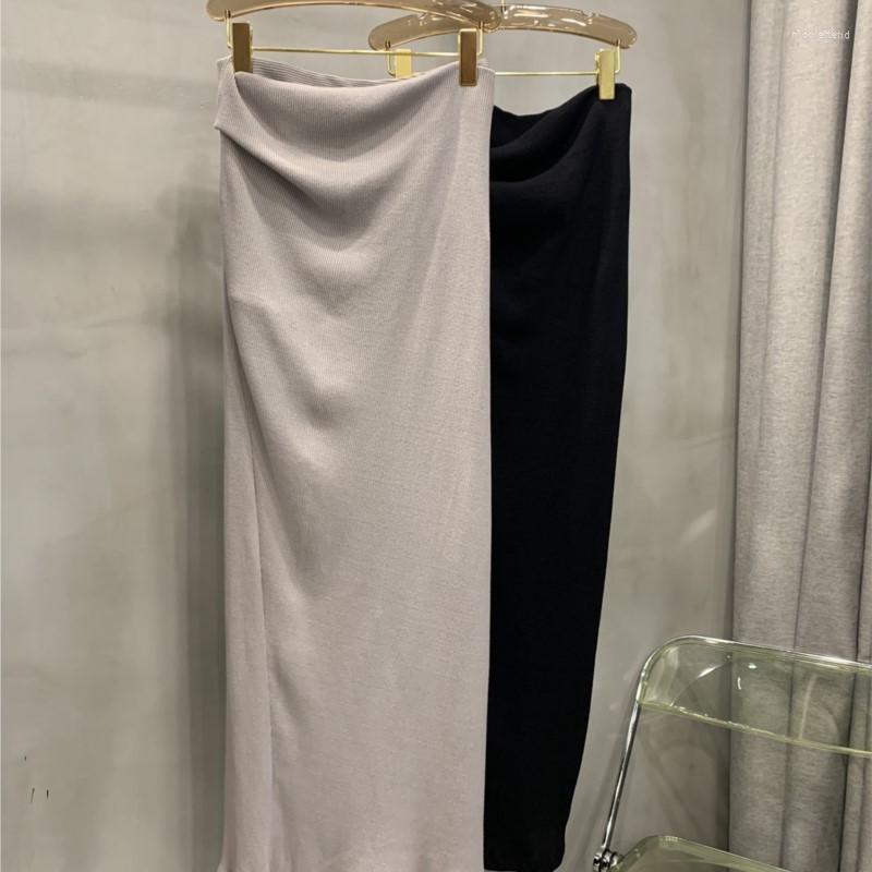 Skirts Early Autumn Knitted Half Skirt Slim Shape To Highlight The Elegant Silhouette Of Women, Black
Skirts Early Autumn Knitted Half Skirt Slim Shape To Highlight The Elegant Silhouette Of Women, Black
