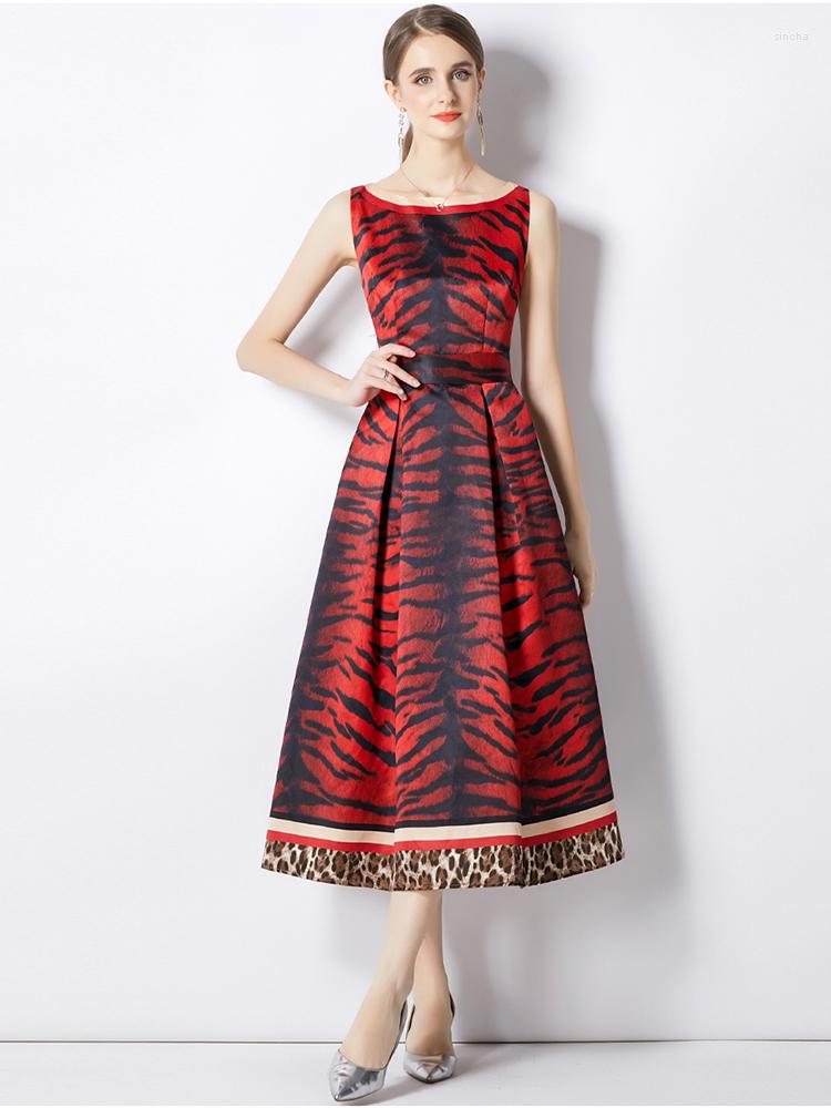 Casual Dresses Banulin Fashion Runway Summer Autumn Midi Women' Sleeveless Tiger Skin Leopard Print Vintage Club Party Dress Vestidos, Mixed color
Casual Dresses Banulin Fashion Runway Summer Autumn Midi Women' Sleeveless Tiger Skin Leopard Print Vintage Club Party Dress Vestidos, Mixed color