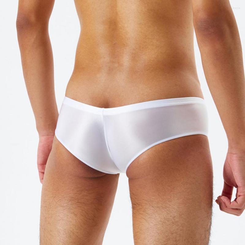 Underpants Male Underwear Low Waist Men Briefs Silky Ultra Thin Elastic Panties, White
Underpants Male Underwear Low Waist Men Briefs Silky Ultra Thin Elastic Panties, White