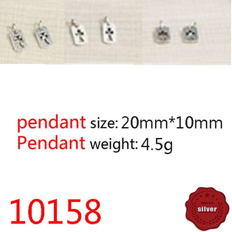 10158 European and American pendant jewelry S925 sterling silver fashion personality punk hip-hop personality diamond inlaid cross flower letter classic jewelry
10158 European and American pendant jewelry S925 sterling silver fashion personality punk hip-hop personality diamond inlaid cross flower letter classic jewelry