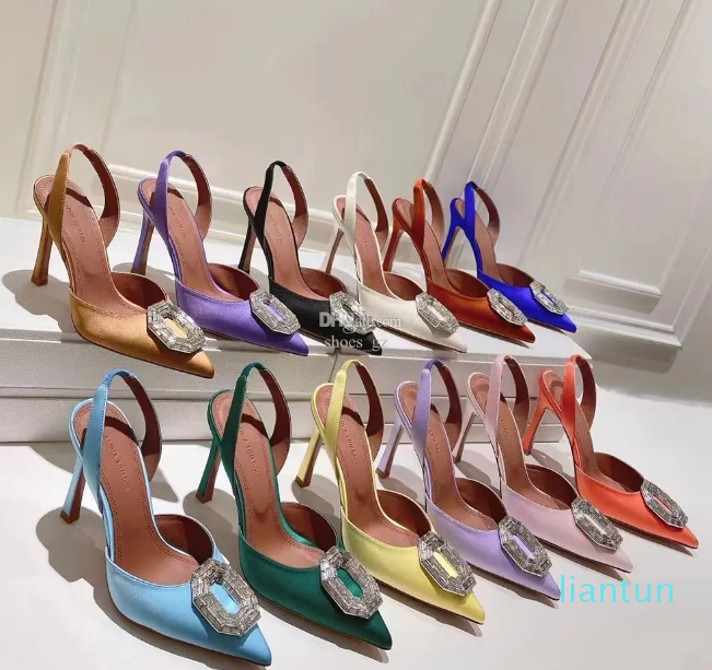 Dress Shoes Crystal-Embellished buckle stain Pumps shoe spool Heels sandals factory footwear women's Luxury Designers Evening Slingbacks, Beige10.5cm heel height
Dress Shoes Crystal-Embellished buckle stain Pumps shoe spool Heels sandals factory footwear women's Luxury Designers Evening Slingbacks, Beige10.5cm heel height