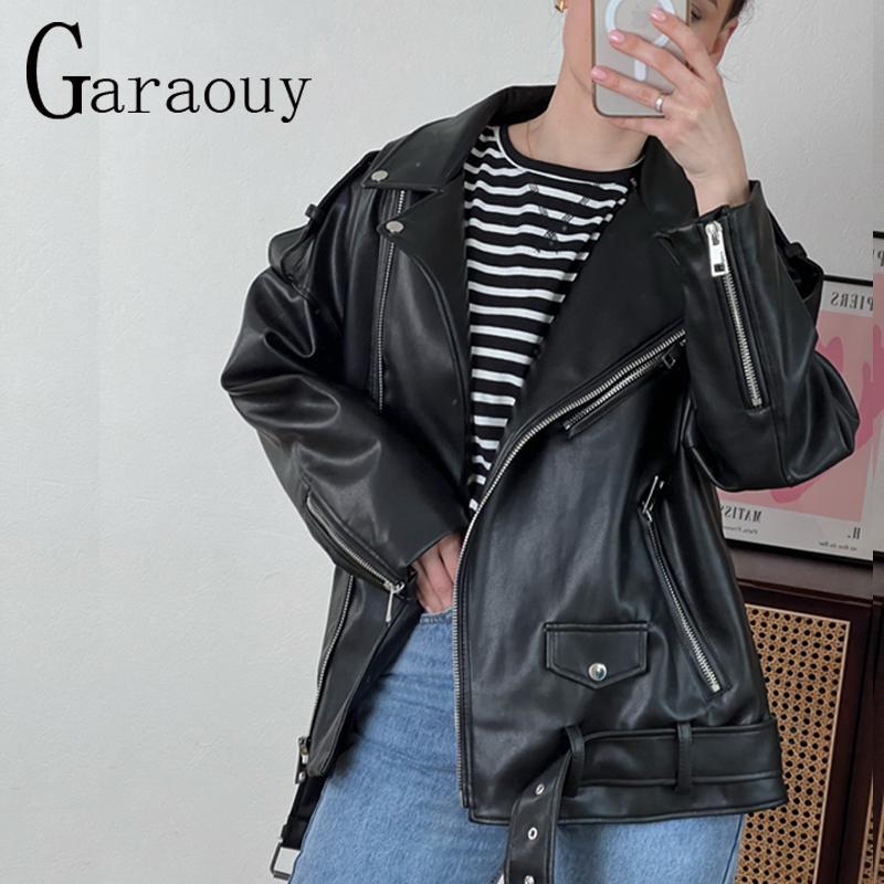 Jackets Garaouy 2022 New Spring Autumn Pu Faux Leather Jacket Women Zipper Biker Jackets Loose Chic Coat Female Outwear Femme Tops Mujer, Black
Jackets Garaouy 2022 New Spring Autumn Pu Faux Leather Jacket Women Zipper Biker Jackets Loose Chic Coat Female Outwear Femme Tops Mujer, Black