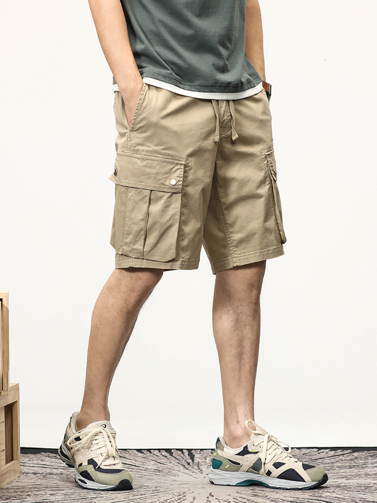 Men's Shorts Summer Multi-Pockets Cargo Shorts Men Solid Military Stretch Cotton Casual Bermuda Shorts Male Straight Loose Work Short Pants 230509, Khaki
Men's Shorts Summer Multi-Pockets Cargo Shorts Men Solid Military Stretch Cotton Casual Bermuda Shorts Male Straight Loose Work Short Pants 230509, Khaki