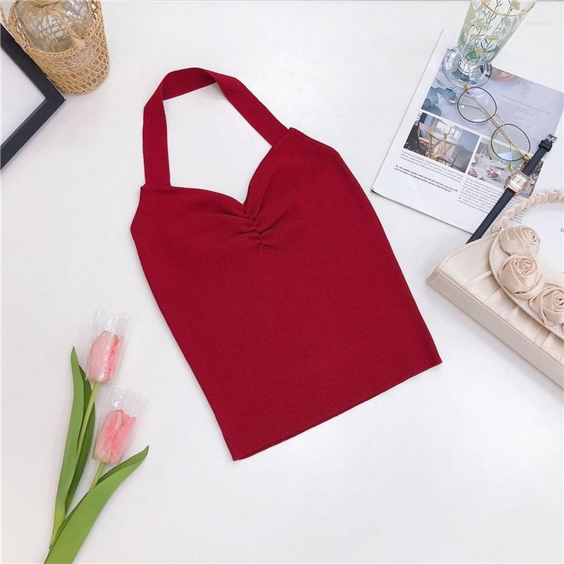 Women' Tanks Korean StyleSexy Backless Camis Women Sweater Vest Halter Summer Knit Crop Tops Party Club Holiday Clothing Female, Green
Women' Tanks Korean StyleSexy Backless Camis Women Sweater Vest Halter Summer Knit Crop Tops Party Club Holiday Clothing Female, Green