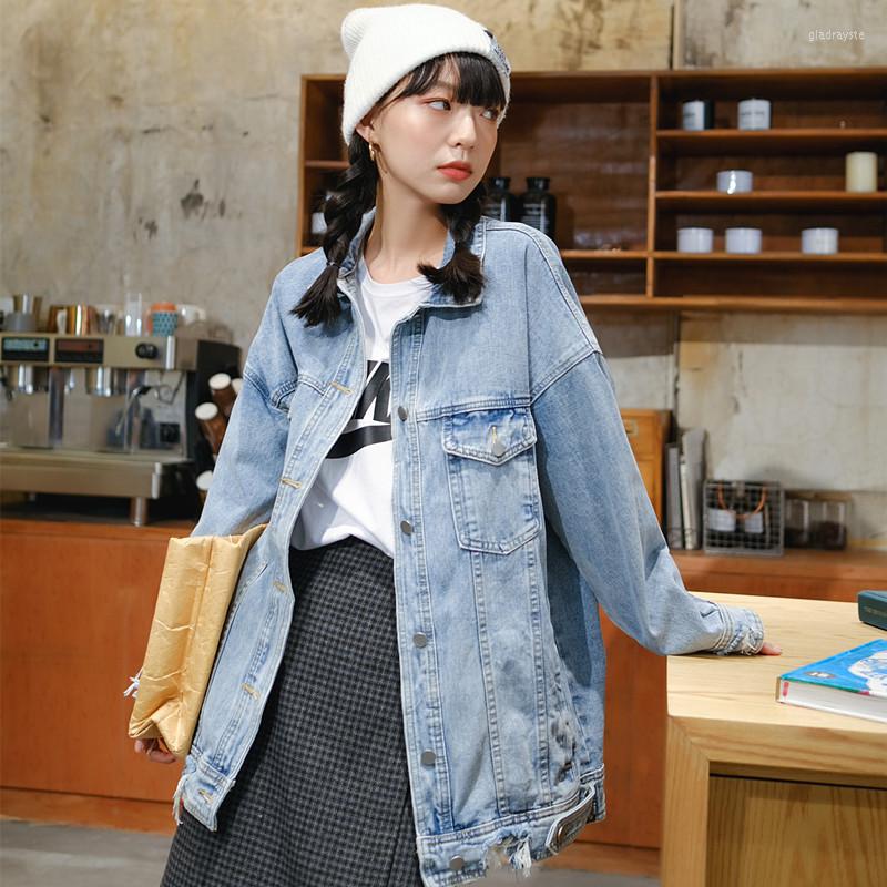 Women' Jackets 2023 Autumn Winter Long Denim Jacket Casual Streetwear Boyfriend For Women Holes Ripped Jeans Coats Loose Outerwear, Blue
Women' Jackets 2023 Autumn Winter Long Denim Jacket Casual Streetwear Boyfriend For Women Holes Ripped Jeans Coats Loose Outerwear, Blue