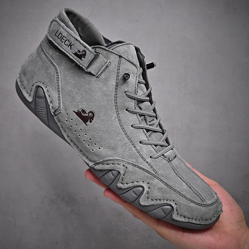Dress Shoes Casual Shoes Men Sneakers Male High Top Sneakers Winter Warm Designer Fashion Loafers Lace Up Shoes Men Boots 230509, Grey
Dress Shoes Casual Shoes Men Sneakers Male High Top Sneakers Winter Warm Designer Fashion Loafers Lace Up Shoes Men Boots 230509, Grey