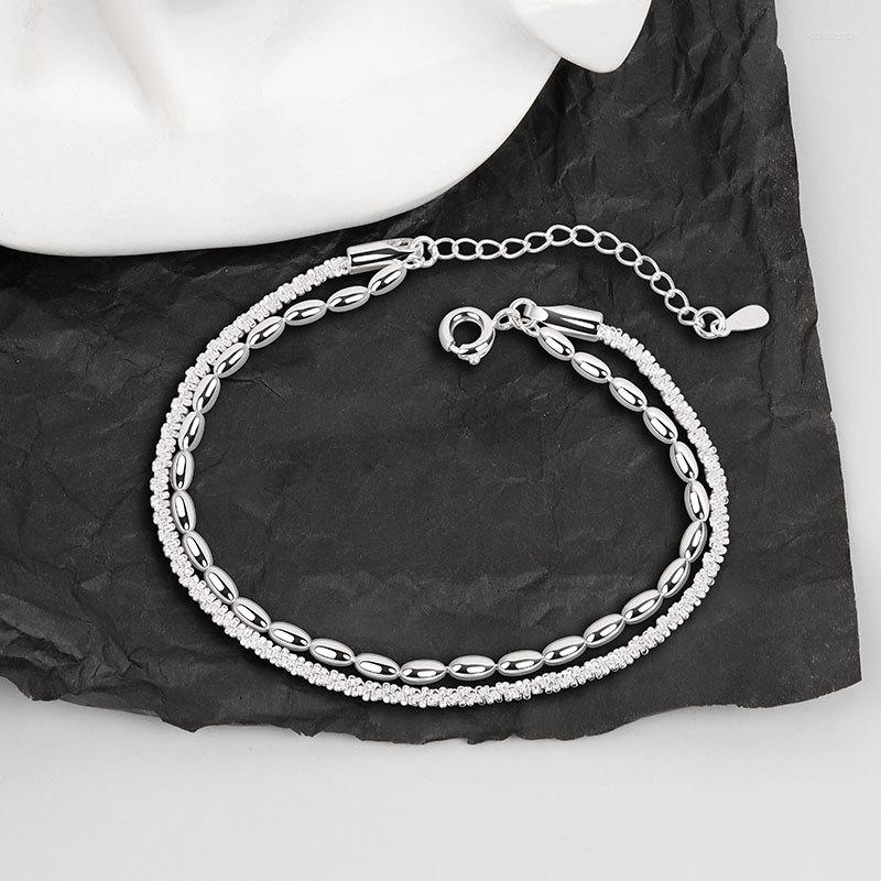 Link Bracelets Double Layer Oval Bead Charm Bracelet &Bangle For Women Girls Chain Party Bohemian Jewelry Sl381
Link Bracelets Double Layer Oval Bead Charm Bracelet &Bangle For Women Girls Chain Party Bohemian Jewelry Sl381