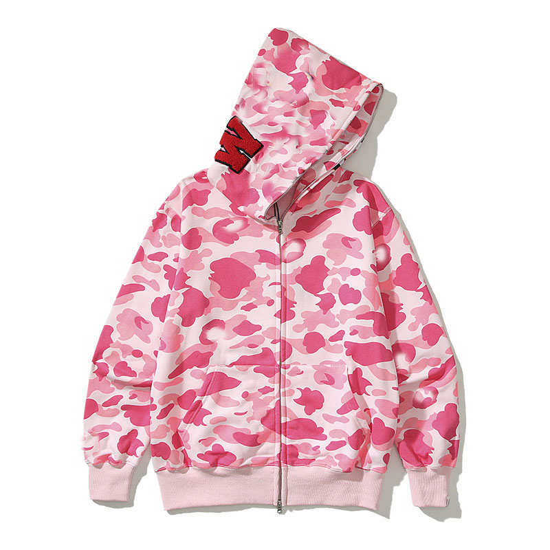 Men's Designer Hoodie Women's Full Zip Shark Hoodie Camo Jacket Hooded Sweatshirt Men's and Women's Long Sleeve Technology Cardigan Fashion XS-XXXL, Select self defined colors
Men's Designer Hoodie Women's Full Zip Shark Hoodie Camo Jacket Hooded Sweatshirt Men's and Women's Long Sleeve Technology Cardigan Fashion XS-XXXL, Select self defined colors