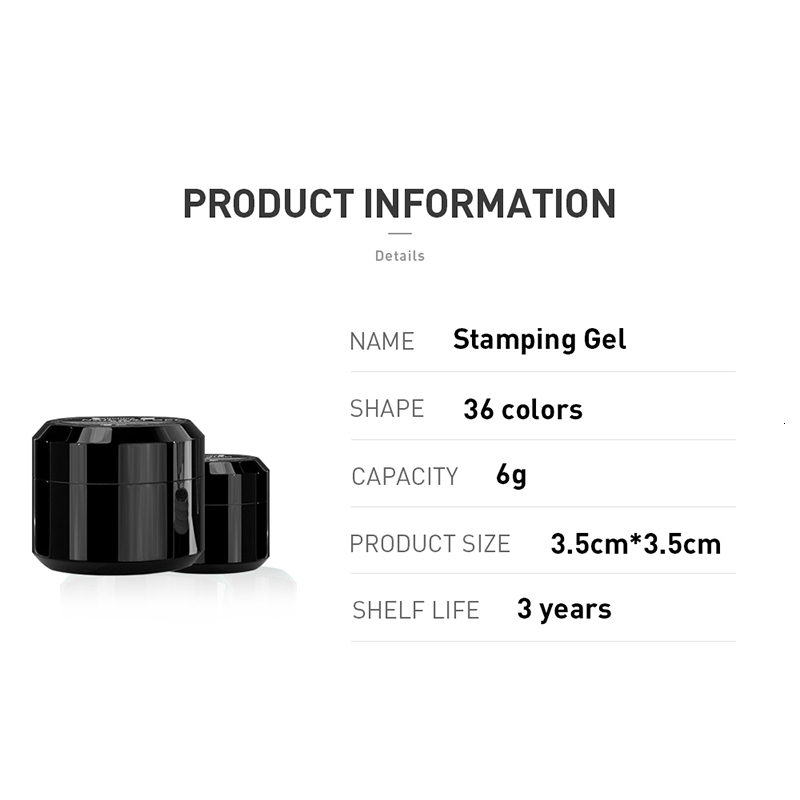 False Nails Beautilux Stamping Gel Kit Polish Black White Transfer Soak Off Varnish Oil For Print Art Stamp Plates Manicure 6g 230509