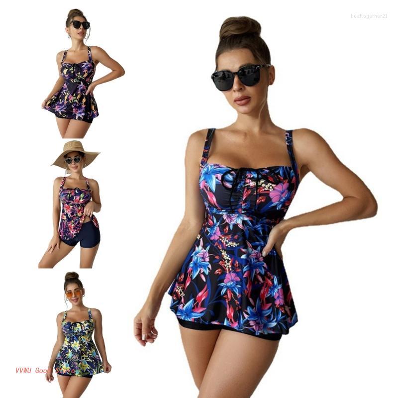 Women' Swimwear 2Pcs/set Tankini Swimsuits For Women Retro Bathing Suits Modest Swimming Wear Sport-Tank-Tops With Boyshort Beach-Party, Blue
Women' Swimwear 2Pcs/set Tankini Swimsuits For Women Retro Bathing Suits Modest Swimming Wear Sport-Tank-Tops With Boyshort Beach-Party, Blue