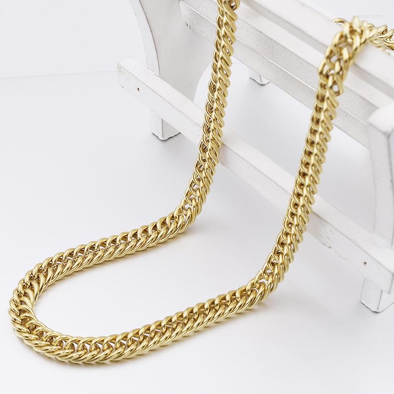 Chains Cool MEN'S Stainless Steel Chain Necklace Gold Color Fashion Hip Hop Customed Size Jewellery WN117
Chains Cool MEN'S Stainless Steel Chain Necklace Gold Color Fashion Hip Hop Customed Size Jewellery WN117