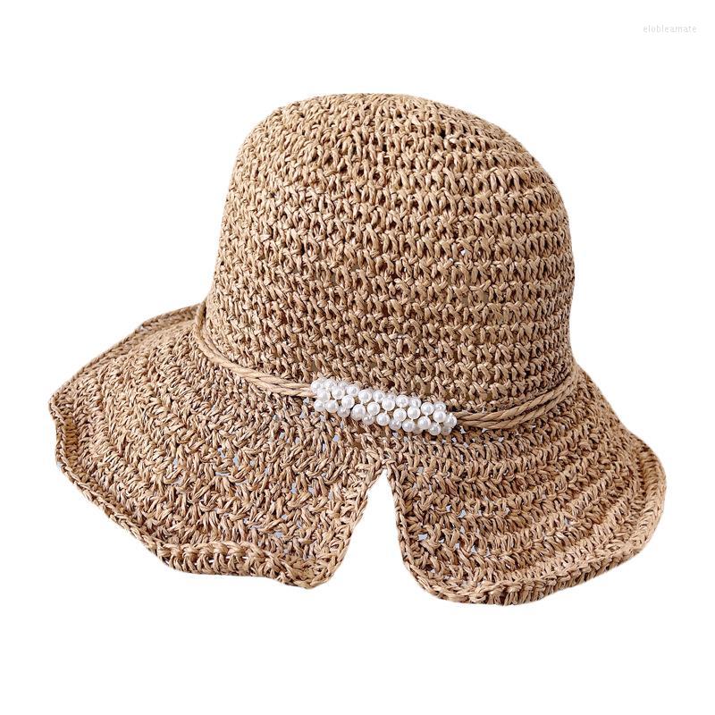 Wide Brim Hats Ladies Spring Summer Pearls Hollow Crochet Straw Hat Holiday Beach Caps Ladie Sun Visor, Beige
Wide Brim Hats Ladies Spring Summer Pearls Hollow Crochet Straw Hat Holiday Beach Caps Ladie Sun Visor, Beige