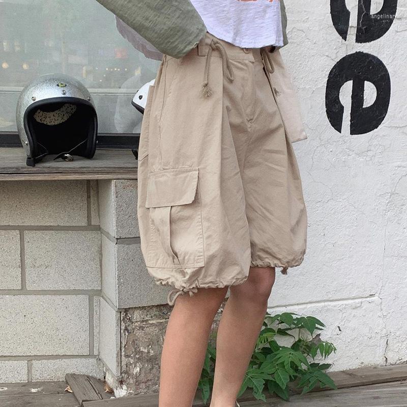 Women' Shorts Khaki High Waist Casual Baggy Cargo Women Streetwear Capris Black Korean Fashion Pocket Straight Leg Short Pants
Women' Shorts Khaki High Waist Casual Baggy Cargo Women Streetwear Capris Black Korean Fashion Pocket Straight Leg Short Pants