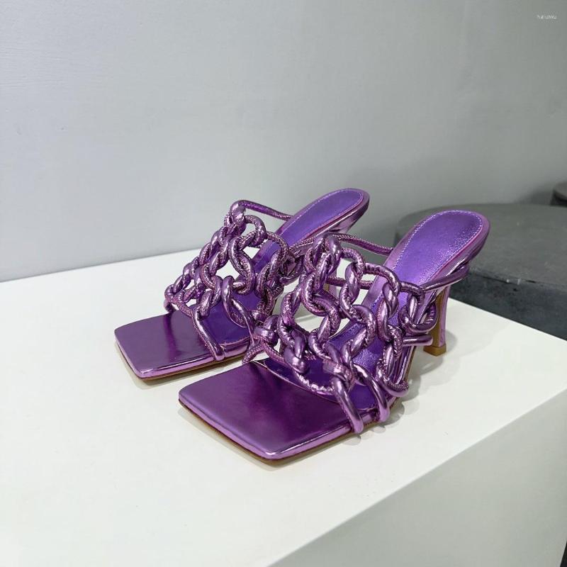 Slippers 2023 Summer Fashion Square Toe Women Shoes Casual Weave Decor Concise Genuine Leather Sapato Feminino Size 35-41, Picture shown
Slippers 2023 Summer Fashion Square Toe Women Shoes Casual Weave Decor Concise Genuine Leather Sapato Feminino Size 35-41, Picture shown