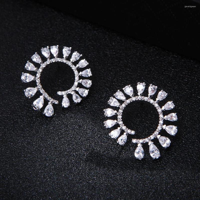 Stud Earrings Trendy Luxury Earring For Women Wedding Imitation Cubic Zircon CZ Dubai Bridal Bohemian E7786
Stud Earrings Trendy Luxury Earring For Women Wedding Imitation Cubic Zircon CZ Dubai Bridal Bohemian E7786