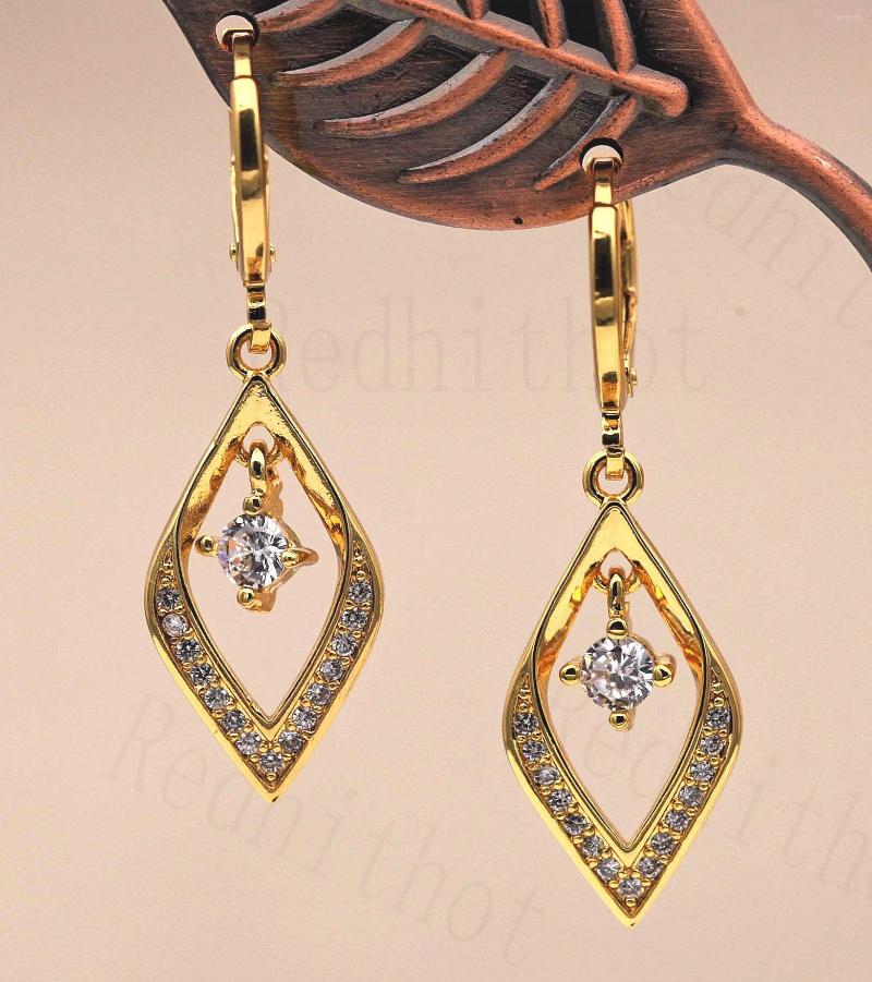 Dangle Earrings Luxury Drop Women Gold Color Leaf Shape With Round Zircon Trendy Party Wedding For Jewelry Accessories Gift
Dangle Earrings Luxury Drop Women Gold Color Leaf Shape With Round Zircon Trendy Party Wedding For Jewelry Accessories Gift