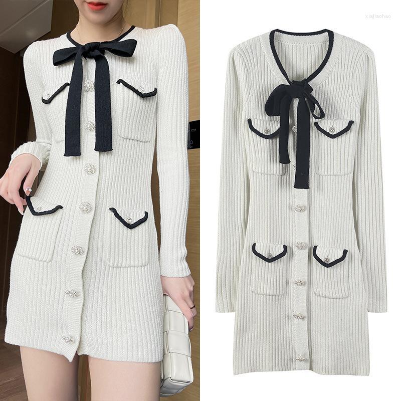 Casual Dresses Natural Ribbed Knitted Women Mini Dress Beaded O-Neck Single Breasted Slim Elegant Party Clothes, White
Casual Dresses Natural Ribbed Knitted Women Mini Dress Beaded O-Neck Single Breasted Slim Elegant Party Clothes, White