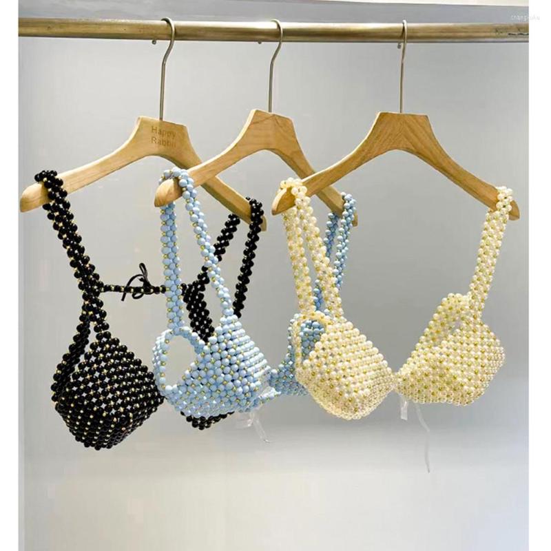 Women's Tanks Hollow Out Pearl Sling Crop Tops For Women Sexy V Neck See Through Backless Tank Top Lady Bra Chain Beach Party Club Camisole, Picture color
Women's Tanks Hollow Out Pearl Sling Crop Tops For Women Sexy V Neck See Through Backless Tank Top Lady Bra Chain Beach Party Club Camisole, Picture color