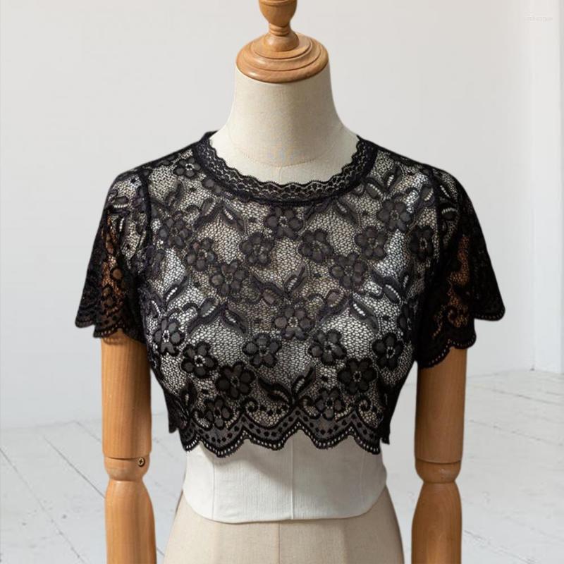 Women's Blouses Women False Collar Thin Fake Lace Short Pattern Female Clothes, Black
Women's Blouses Women False Collar Thin Fake Lace Short Pattern Female Clothes, Black