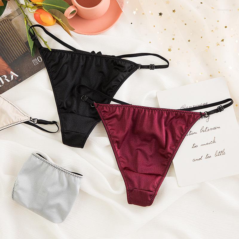 Women's Panties Simple Fashion Smooth Ice Silk Satin Wrap Thin Band Adjustable Comfortable Cotton Block Breathable Low Waist Thong, Dark gray
Women's Panties Simple Fashion Smooth Ice Silk Satin Wrap Thin Band Adjustable Comfortable Cotton Block Breathable Low Waist Thong, Dark gray