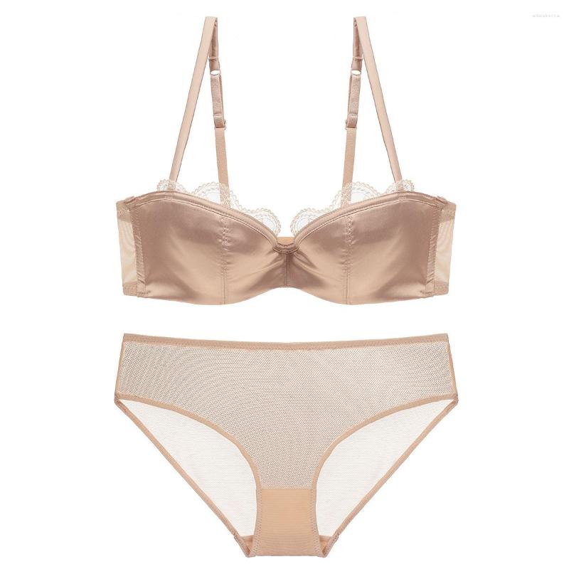 Bras Sets Sexy Satin Lace Bra Set Deep V Half Cup And Panties Suit Stain Traceless Lingerie Plus Size Underwear 38D, White
Bras Sets Sexy Satin Lace Bra Set Deep V Half Cup And Panties Suit Stain Traceless Lingerie Plus Size Underwear 38D, White