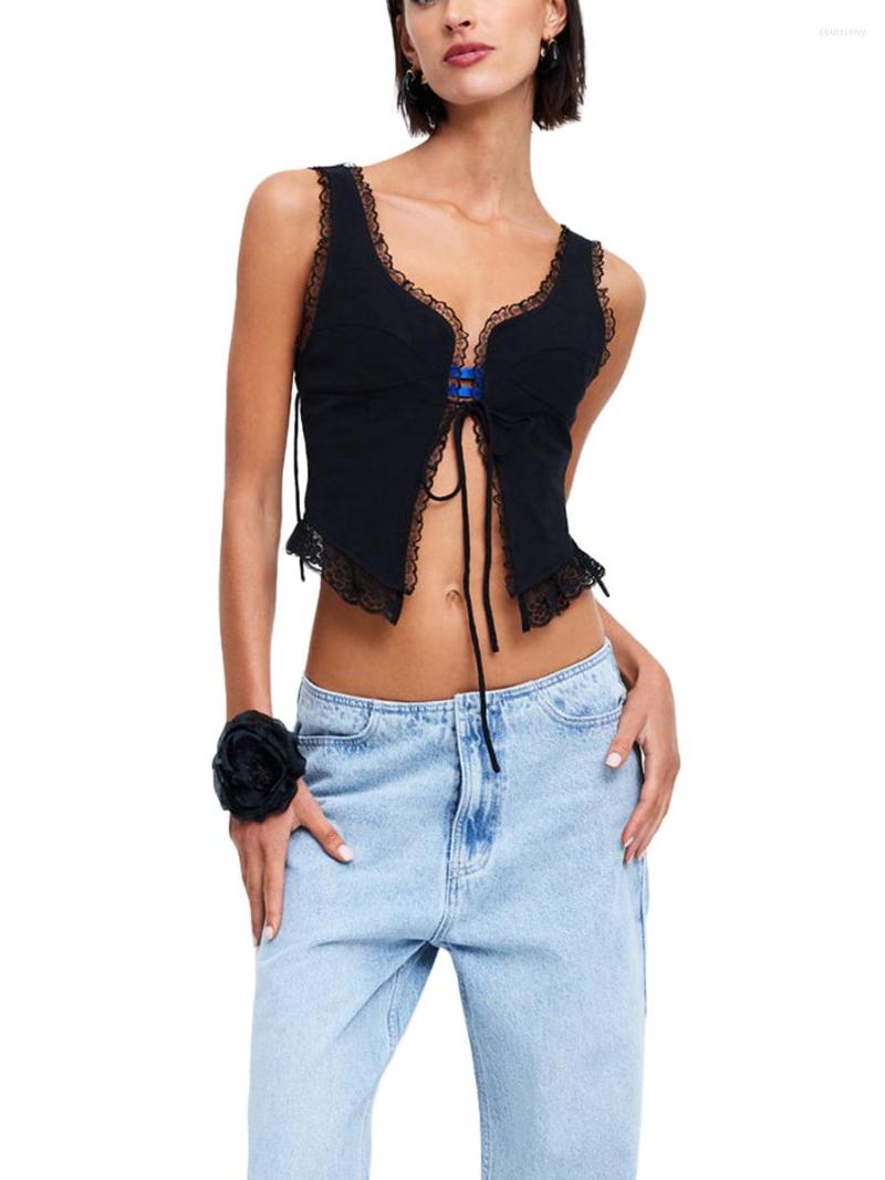 Women' Tanks Women Lace Trim Strappy Tank Top Backless Scoop Neck Crop Fairy Grunge Vintage Aesthetic Vest Tops Streetwear, E black
Women' Tanks Women Lace Trim Strappy Tank Top Backless Scoop Neck Crop Fairy Grunge Vintage Aesthetic Vest Tops Streetwear, E black