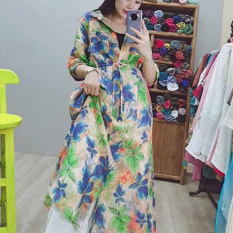 Party Dresses Johnature Women Bohemian Wind Dress Ramie V-Neck Half Sleeve Print Floral One Button Clothing 2023 Summer Vintage, Green
Party Dresses Johnature Women Bohemian Wind Dress Ramie V-Neck Half Sleeve Print Floral One Button Clothing 2023 Summer Vintage, Green