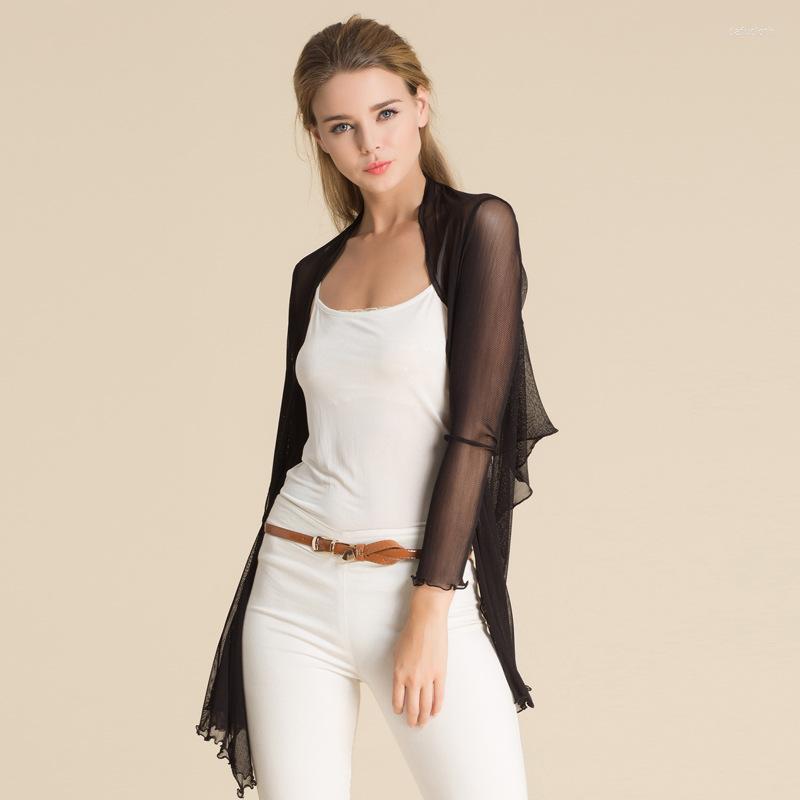 Women's Blouses Summer Women Sunscreen Lady's Long Cardigan Shirts Casual Butterfly Sleeve Real Silk 1721, White
Women's Blouses Summer Women Sunscreen Lady's Long Cardigan Shirts Casual Butterfly Sleeve Real Silk 1721, White