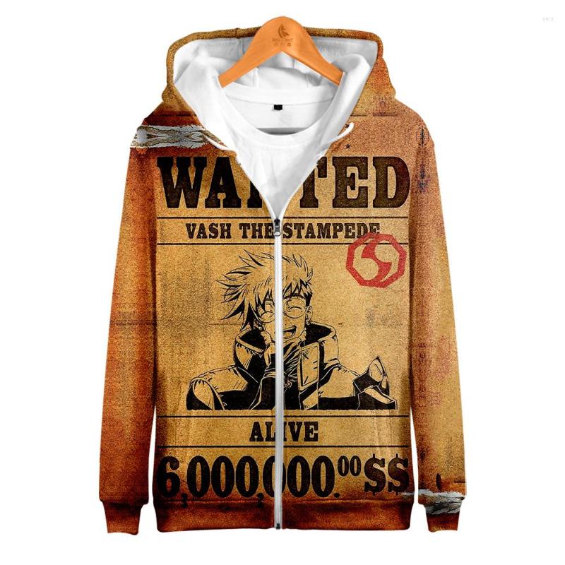 Men's Hoodies 2023 Trigun Stampede Anime Zipper Sweatshirt Long Sleeve Women Men's Hoodie Harajuku Streetwear Japan Manga 3D Clothes, Picture shown
Men's Hoodies 2023 Trigun Stampede Anime Zipper Sweatshirt Long Sleeve Women Men's Hoodie Harajuku Streetwear Japan Manga 3D Clothes, Picture shown