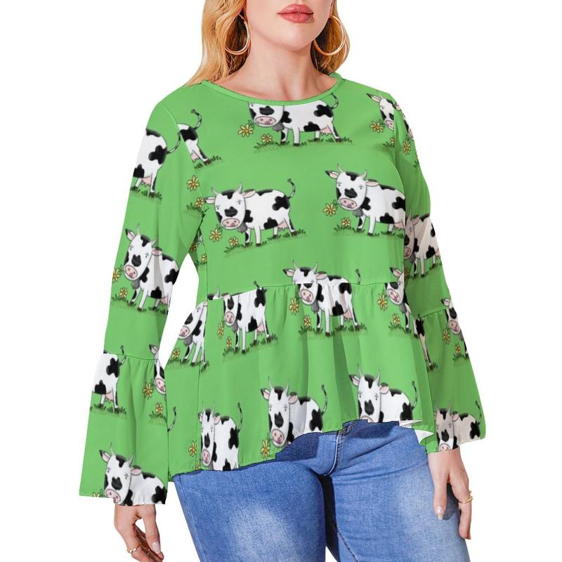 Shirt Women's Plus Size Cute Cow Print T Cartoon Farm Aesthetic Long-Sleeve S Casual Oversized Tee Woman Graphic TopsWomen's, Style-11
Shirt Women's Plus Size Cute Cow Print T Cartoon Farm Aesthetic Long-Sleeve S Casual Oversized Tee Woman Graphic TopsWomen's, Style-11