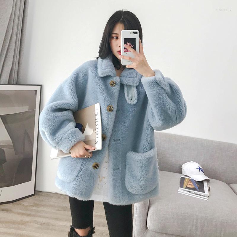 Women's Fur LoliBook Women Winter Coat Female Warm Woolen Furry Short Jacket Thick Lapel And Windproof Buttoned Wool, White
Women's Fur LoliBook Women Winter Coat Female Warm Woolen Furry Short Jacket Thick Lapel And Windproof Buttoned Wool, White