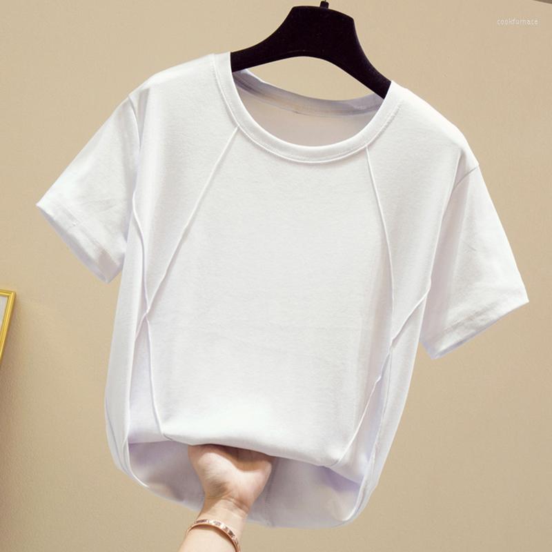 Women' T Shirts Cotton Shirt Women Summer Tops 2023 Casual O-Neck Tshirt Korean Fashion Clothes Short Sleeve Loose Tee Camisetas Mujer, Blue
Women' T Shirts Cotton Shirt Women Summer Tops 2023 Casual O-Neck Tshirt Korean Fashion Clothes Short Sleeve Loose Tee Camisetas Mujer, Blue
