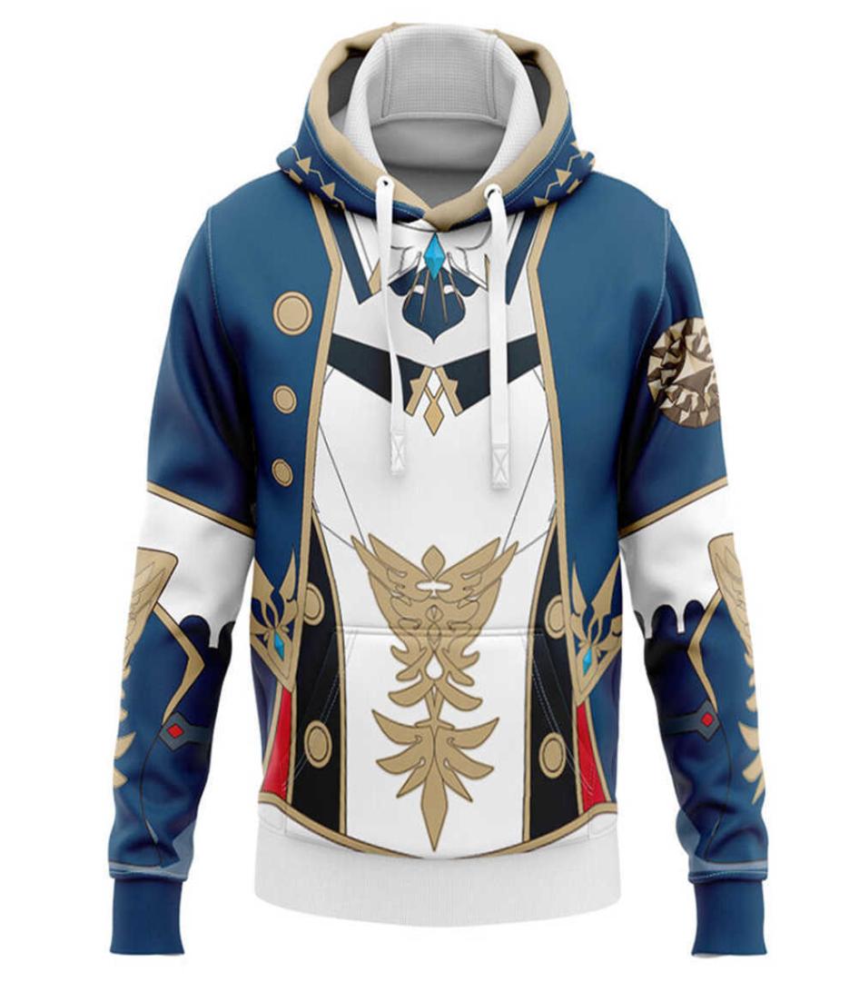Game Genshin Impact Jean Gunnhildr Cosplay Hoodie 3D Printed Sweatshirt Casual Streetwear PulloverZip Up Jacket Coat Y09012796642, Silver
Game Genshin Impact Jean Gunnhildr Cosplay Hoodie 3D Printed Sweatshirt Casual Streetwear PulloverZip Up Jacket Coat Y09012796642, Silver