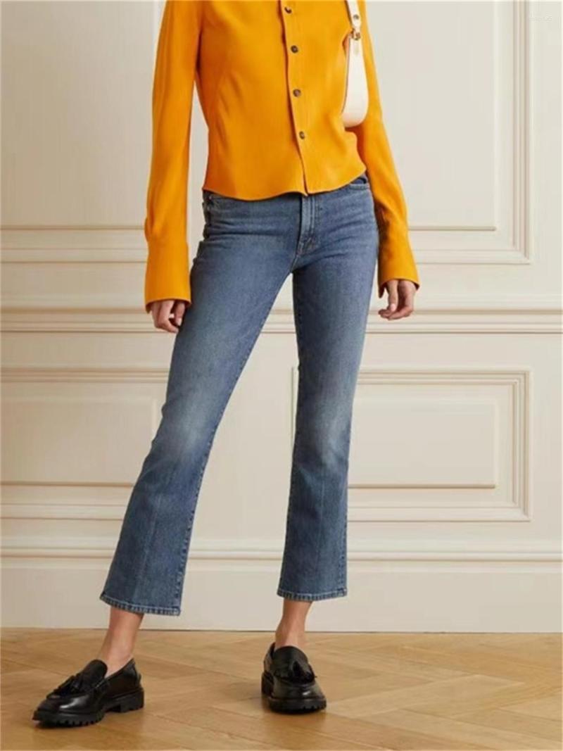 Women's Jeans 2023 Early Spring Women's Back Letter Embroidery Flared Pants Fashion Ladies High Waist Nostalgic Light Blue Slim
Women's Jeans 2023 Early Spring Women's Back Letter Embroidery Flared Pants Fashion Ladies High Waist Nostalgic Light Blue Slim