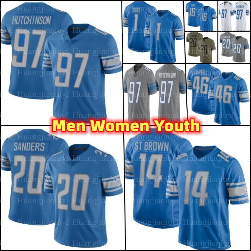 Aidan Hutchinson 97 Jameson Williams Football Jersey Jared Goff Barry Sanders Amon Ra St Brown mens women kids Jack Campbell 26 Jahmyr Gibbs, Men jersey
Aidan Hutchinson 97 Jameson Williams Football Jersey Jared Goff Barry Sanders Amon Ra St Brown mens women kids Jack Campbell 26 Jahmyr Gibbs, Men jersey