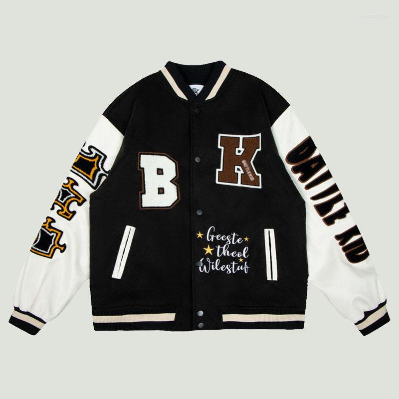 Men's Jackets Streetwear Vintage Baseball Jacket Men Letter Embroidery Patchwork Coats Hip Hop Harajuku Casual All-match Bomber Unisex, Black
Men's Jackets Streetwear Vintage Baseball Jacket Men Letter Embroidery Patchwork Coats Hip Hop Harajuku Casual All-match Bomber Unisex, Black