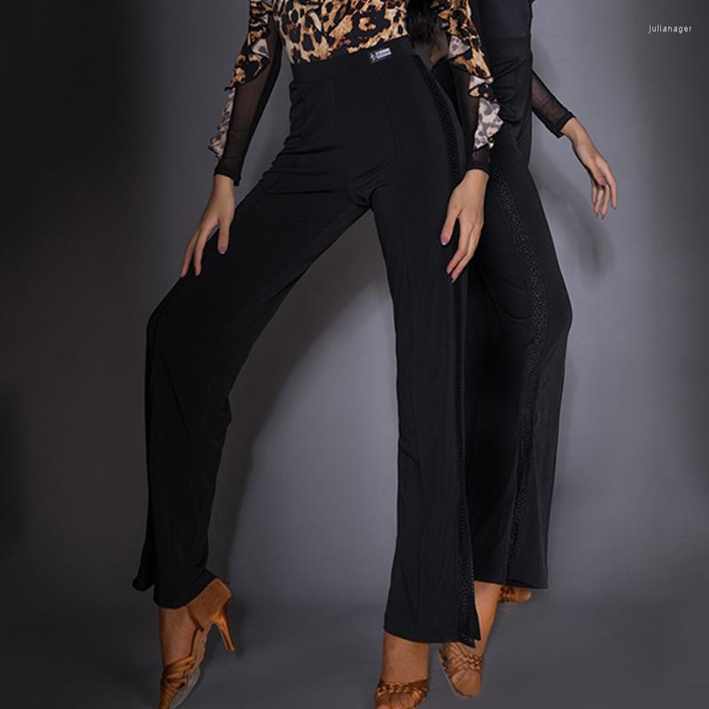 Stage Wear Latin Dance Pants Women'S Wide-Leg High-Waisted Trousers Practice Clothes Modern Costumes DQS8943
Stage Wear Latin Dance Pants Women'S Wide-Leg High-Waisted Trousers Practice Clothes Modern Costumes DQS8943