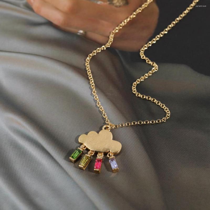 Pendant Necklaces Multicolor Cz Stone Cloud Necklace For Women Cute Funny Creative Y2k Jewelry Kids Girls Summer 
Pendant Necklaces Multicolor Cz Stone Cloud Necklace For Women Cute Funny Creative Y2k Jewelry Kids Girls Summer