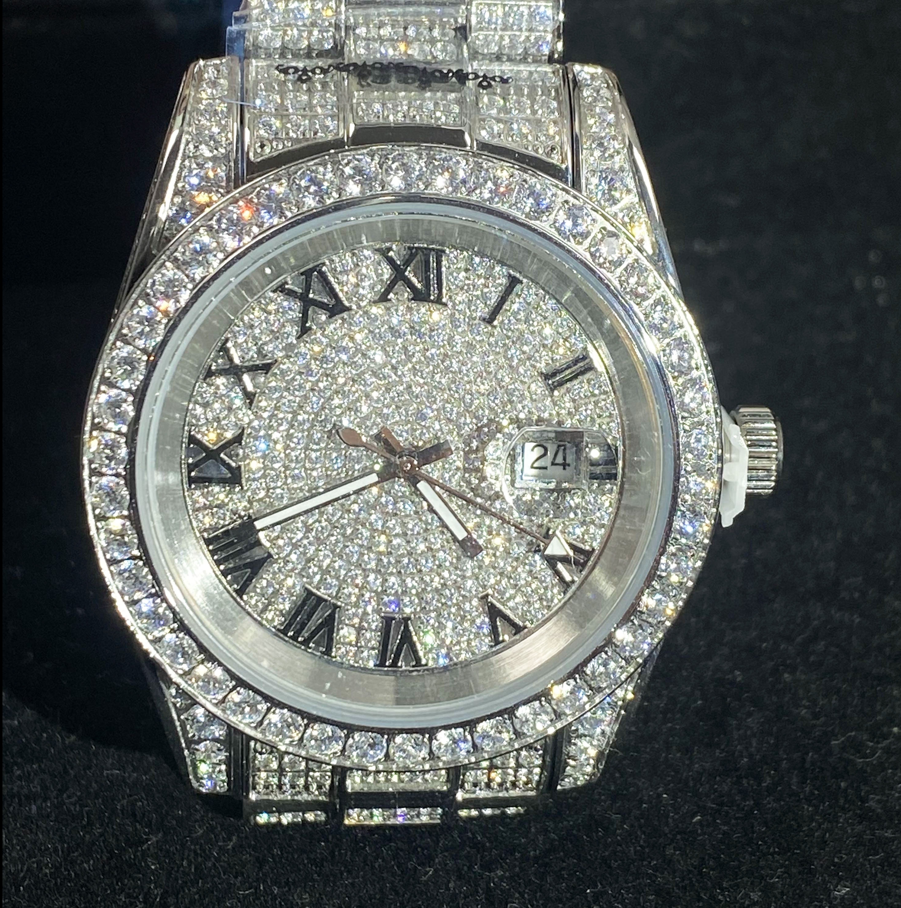 Dropshipping High-quality Luxury Bling Hip Hop Diamond Luxury Roman calendar aristocratic luxury watches, Color
Dropshipping High-quality Luxury Bling Hip Hop Diamond Luxury Roman calendar aristocratic luxury watches, Color
